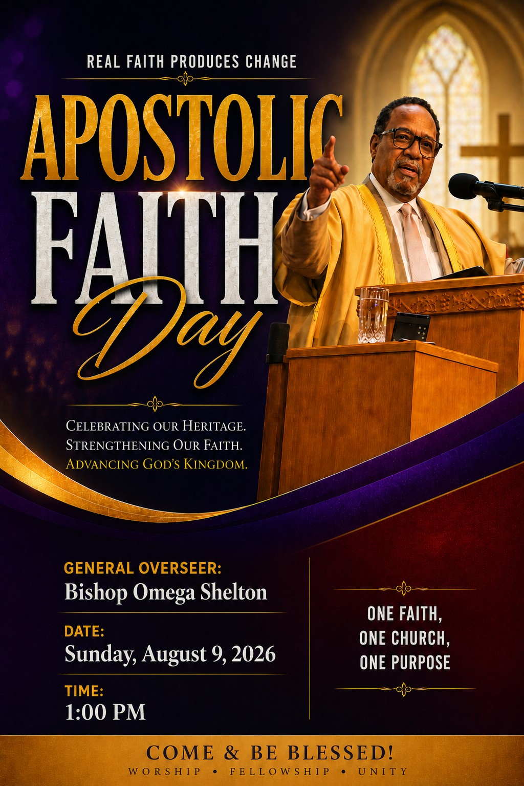 Welcome to the Church of The Lord Jesus Christ of the Apostolic Faith